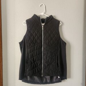 Maurices Black Quilted Women's Vest